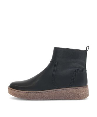 Sportliche Stiefelette schwarz