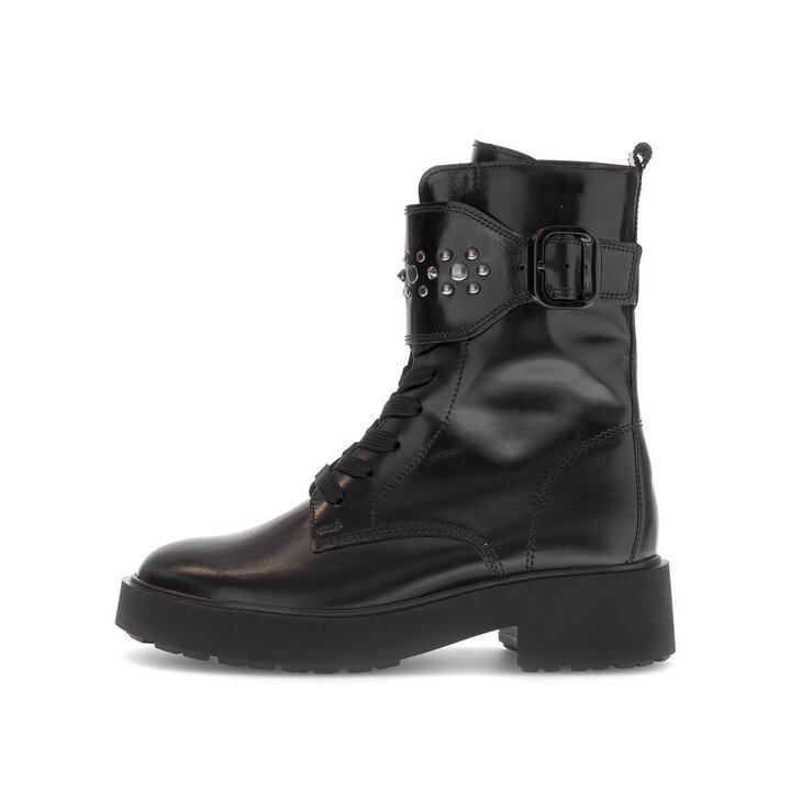 Bottine à lacets noir #0