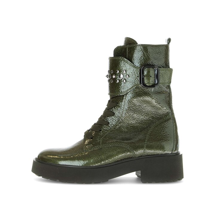 Schnürstiefelette grün #0