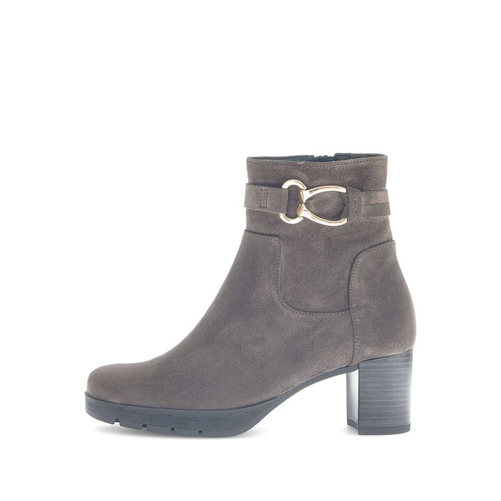 Enkellaarsjes op plateau bruin #0