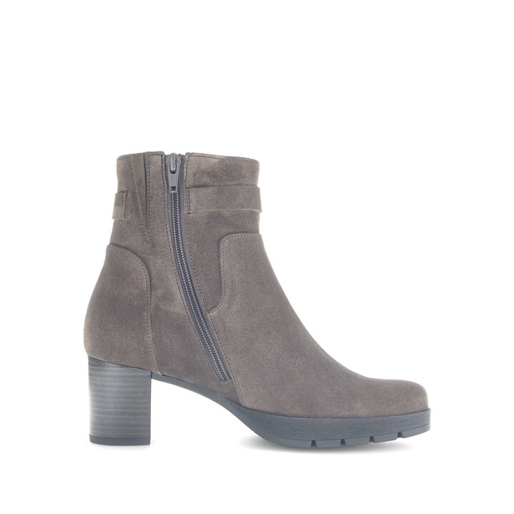 Enkellaarsjes op plateau bruin #1