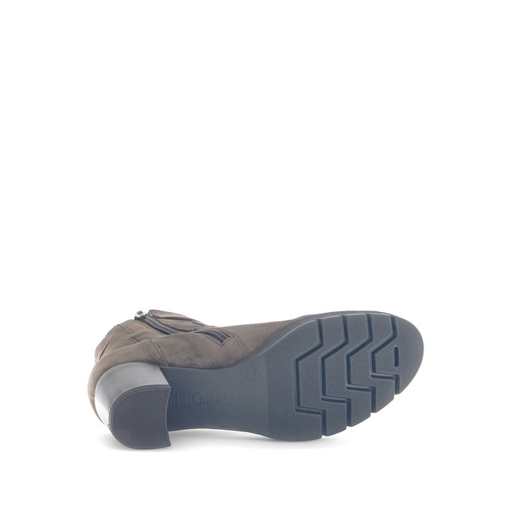 Enkellaarsjes op plateau bruin #4