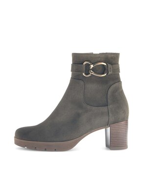 Plateau Stiefelette Grün