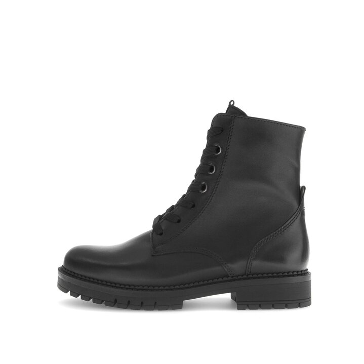 Schnürstiefelette schwarz #0