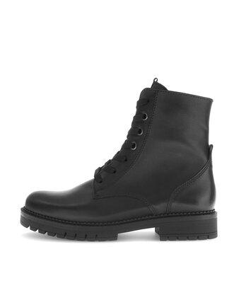 Schnürstiefelette schwarz