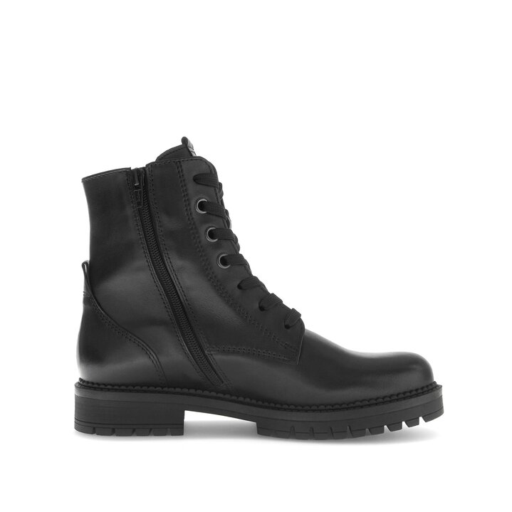 Schnürstiefelette schwarz #1
