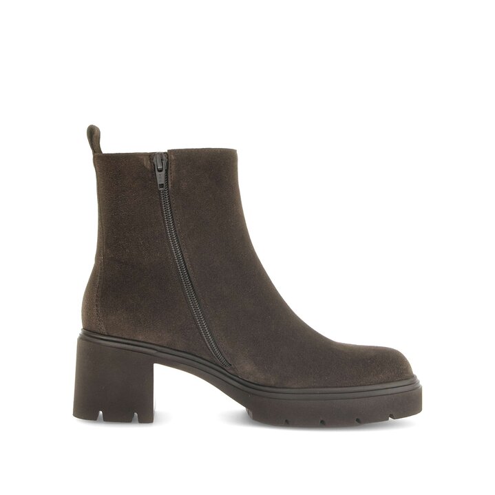 Enkellaarsjes op plateau bruin #1