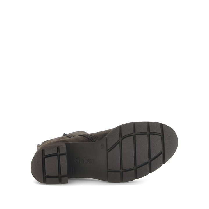 Enkellaarsjes op plateau bruin #4