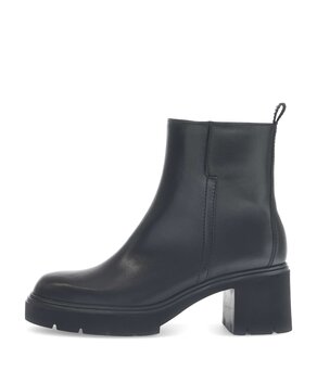 Stivaletto con plateau nero