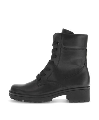 Schnürstiefelette schwarz