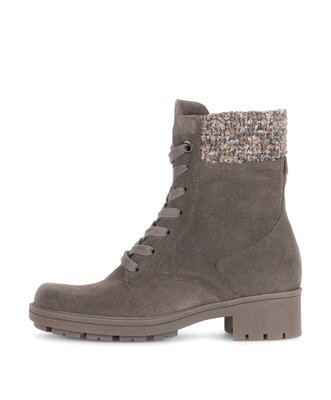 Bottine à lacets marron