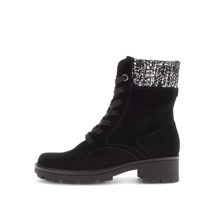 Stivaletto stringato nero #0