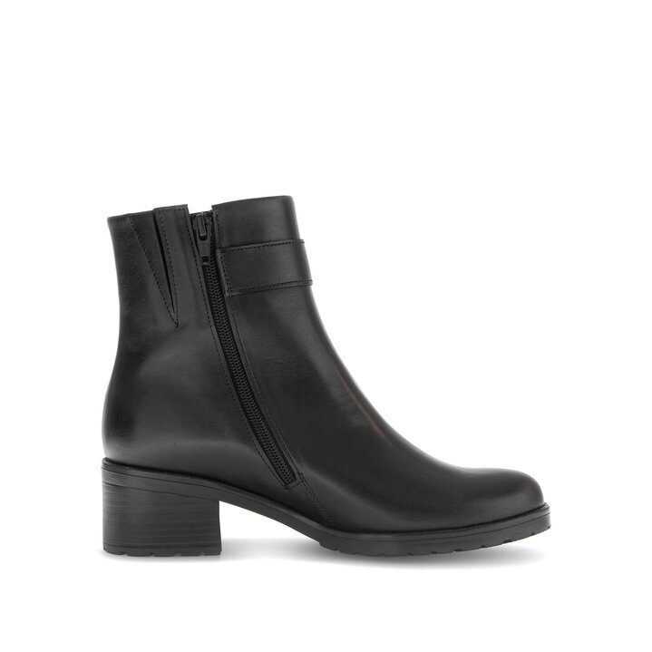 Elegante Stiefelette schwarz #1