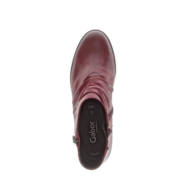 Sportliche Stiefelette rot #5
