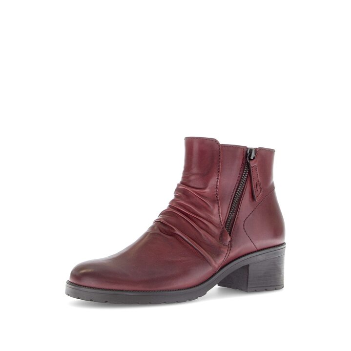 Sportliche Stiefelette rot #2