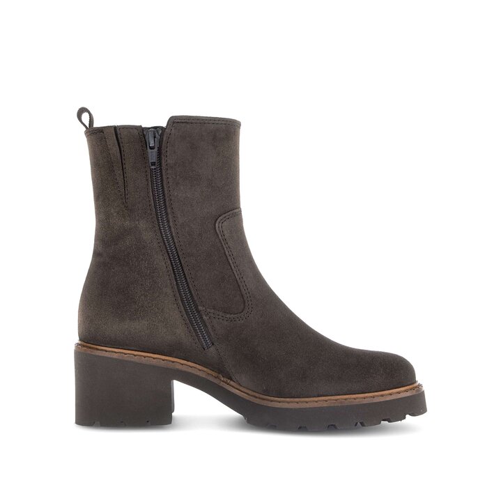 Stivaletto con plateau marrone #1