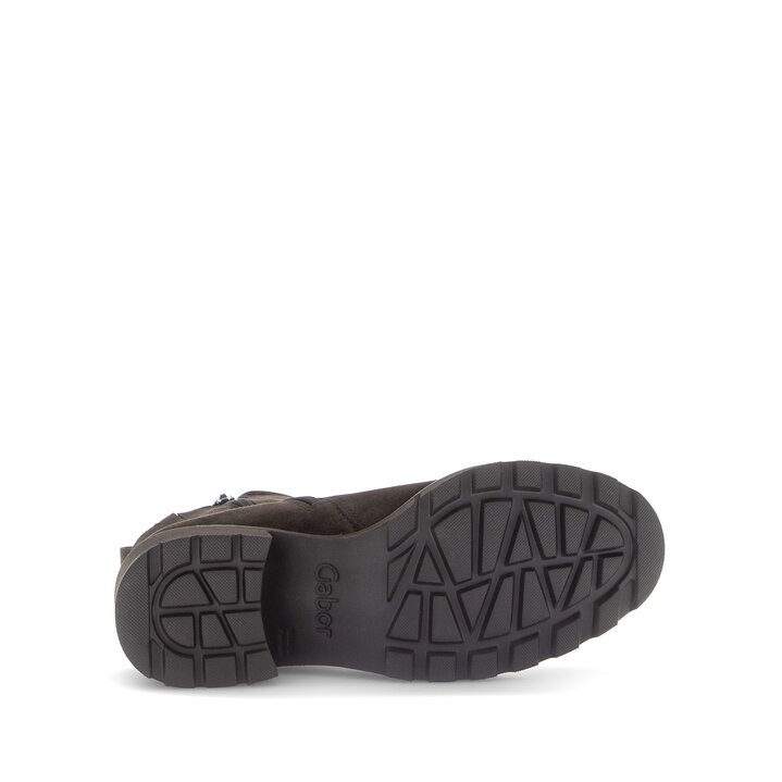 Stivaletto con plateau marrone #4