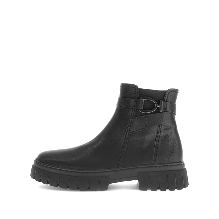 Sportliche Stiefelette schwarz #0
