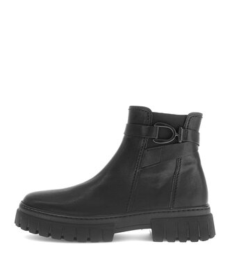 Sportliche Stiefelette schwarz