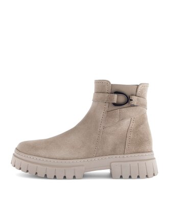 Sportief enkellaarsje beige