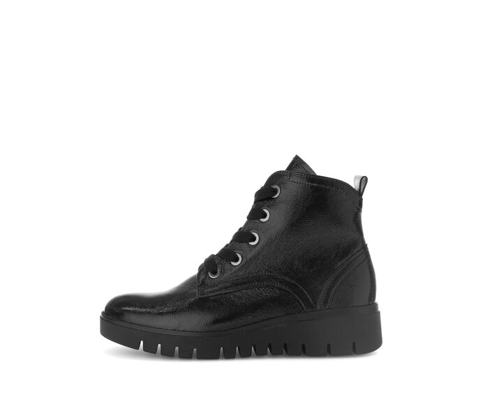 Sportliche Stiefelette schwarz #0