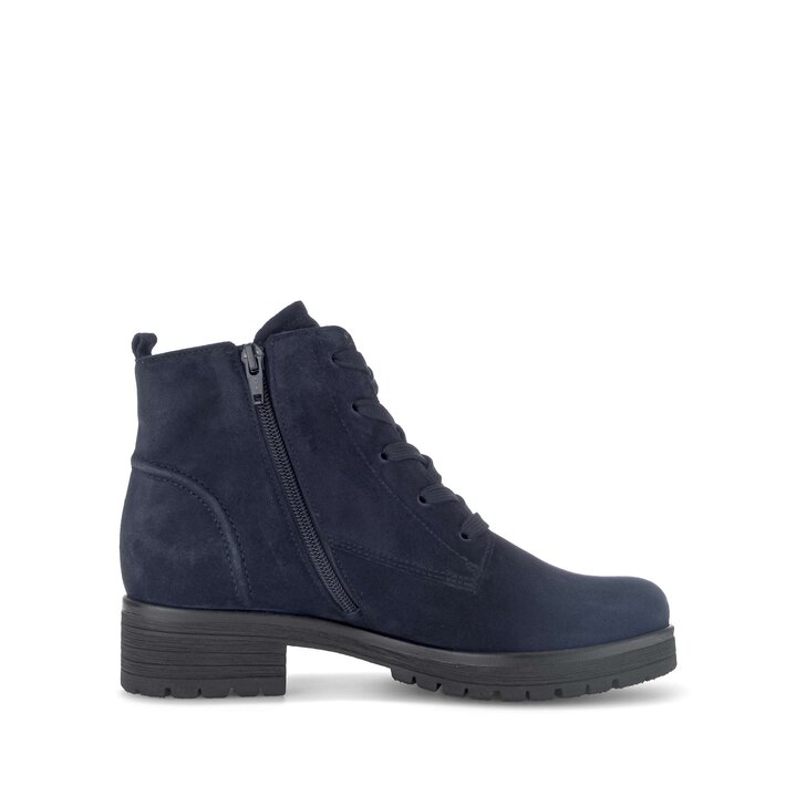 Stivaletto stringato blu #1