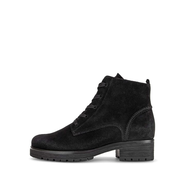 Snörstövletter svart #0