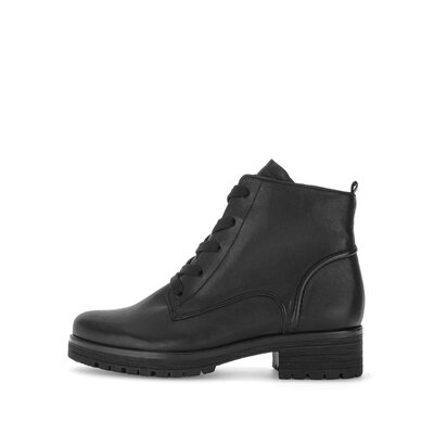Schnürstiefelette schwarz