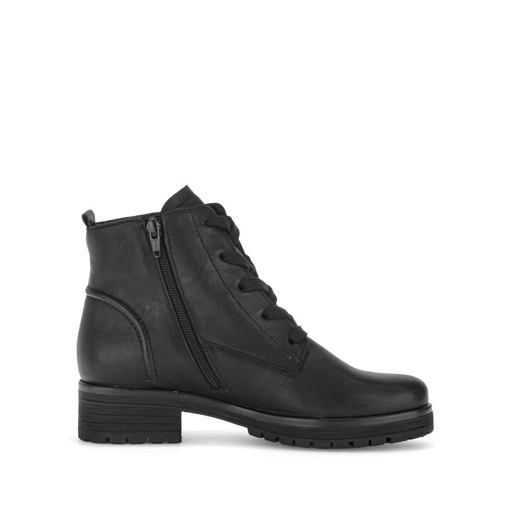 Schnürstiefelette schwarz #1