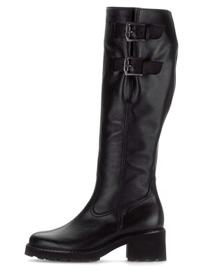 Laarzen op plateauzool zwart