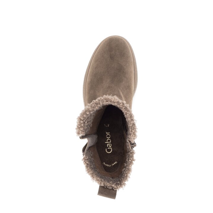 Sportliche Stiefelette braun #5