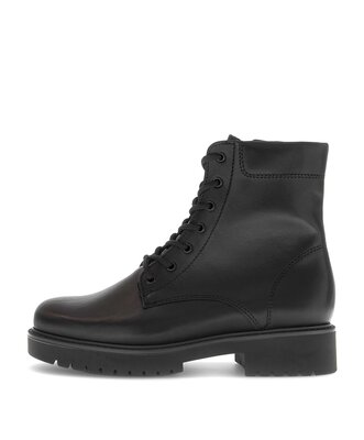 Schnürstiefelette schwarz