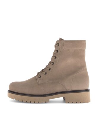 Stivaletto stringato beige