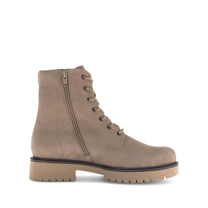 Schnürstiefelette beige #1