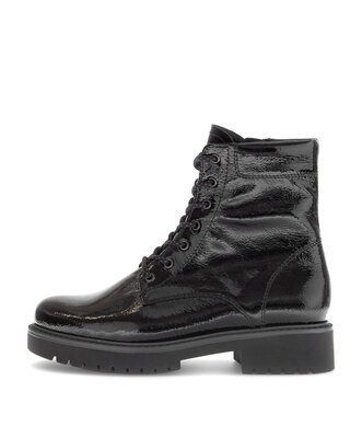 Schnürstiefelette schwarz