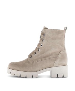 Bottine à lacets beige