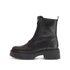 Sportliche Stiefelette schwarz