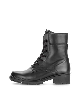 Schnürstiefelette schwarz