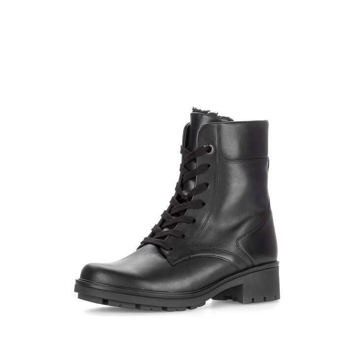 Schnürstiefelette schwarz #2