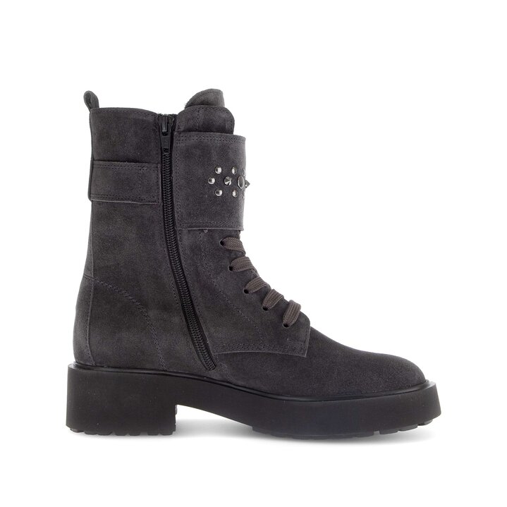 Schnürstiefelette grau #1