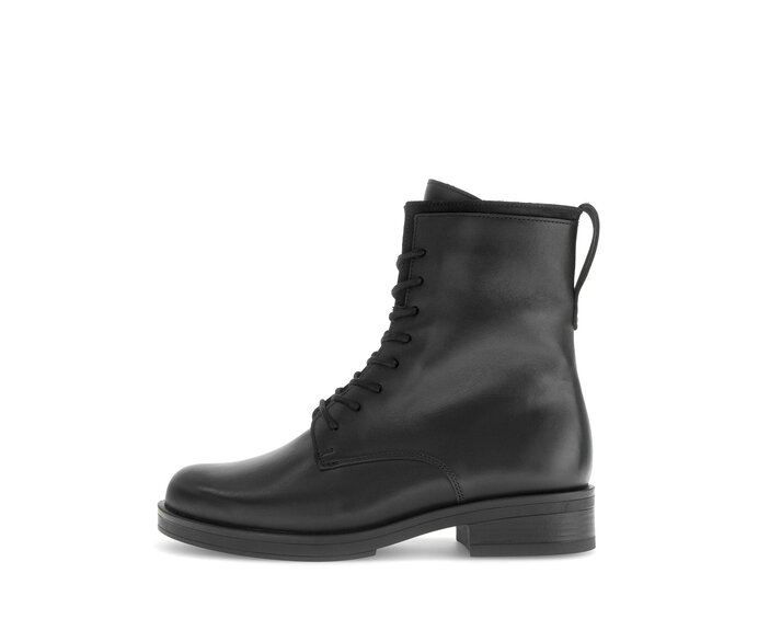 Schnürstiefelette schwarz #0