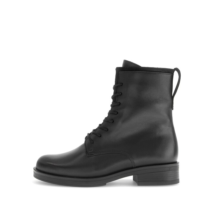 Schnürstiefelette schwarz #0