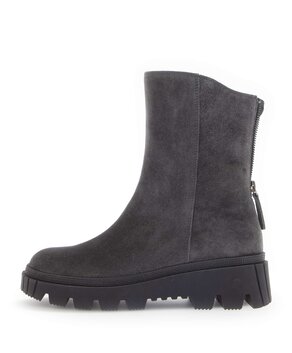 Stivaletto con plateau grigio