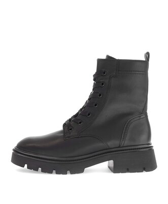 Schnürstiefelette schwarz