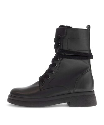 Schnürstiefelette schwarz