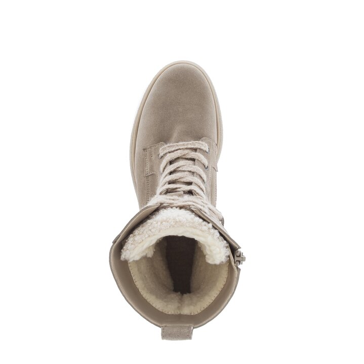 Bottine à lacets beige #5