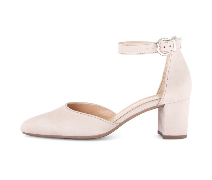 Escarpins à bride rose #0