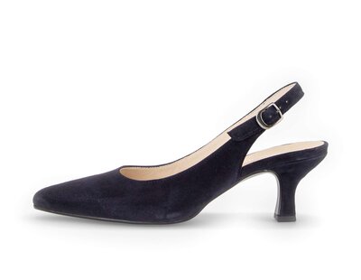 Slingback blu