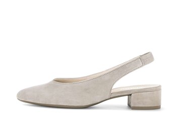 Escarpin à talon ouvert gris