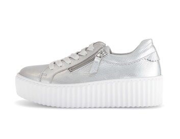 Sneaker low silber